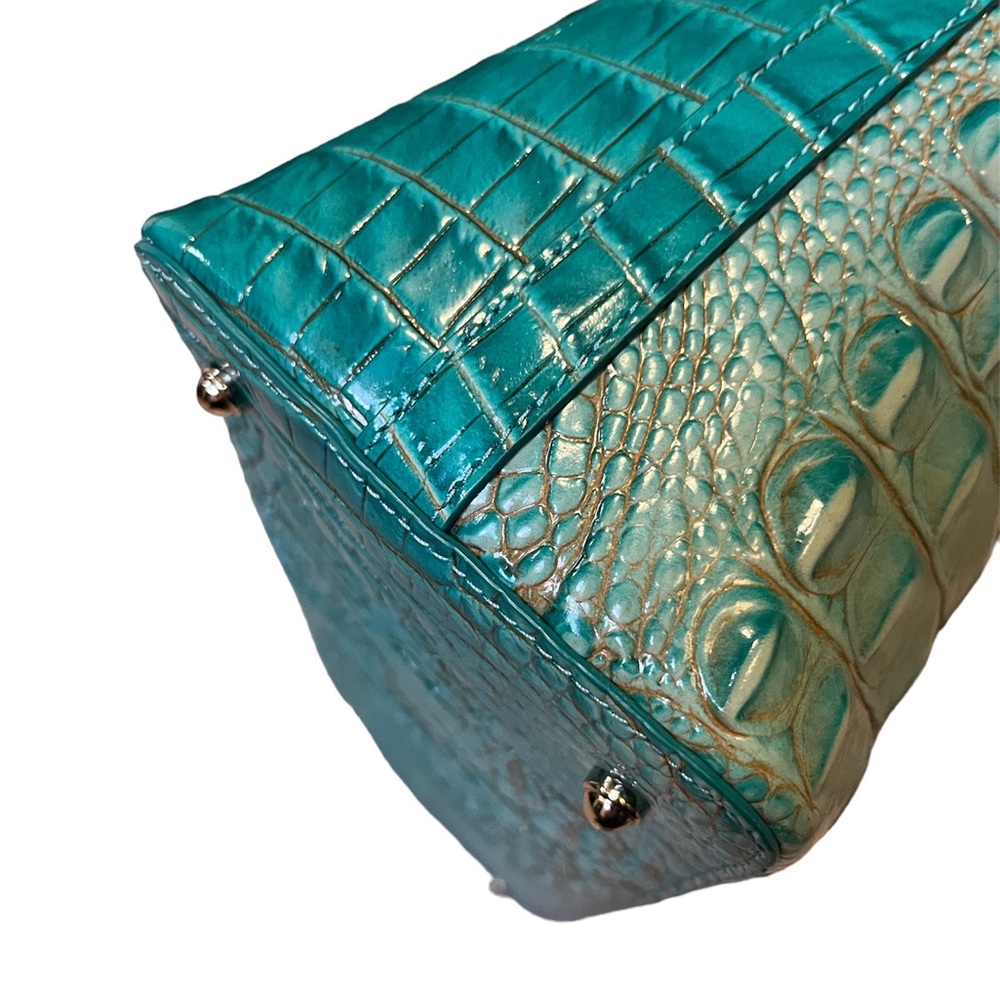 Brahmin Large Duxbury Satchel Mermaid Melbourne EUC - Picture 6 of 9